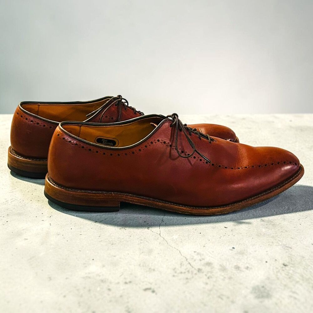 Allen Edmonds Hastings Full Cut Brogue Oxford Size 12 D Brown
